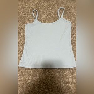 Winners baby blue cropped tank
